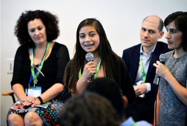 14-year-old youth delegate from El Salvador